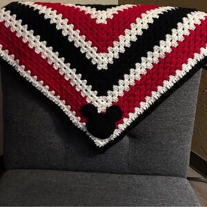 Handmade Crochet Granny Square Baby Blanket